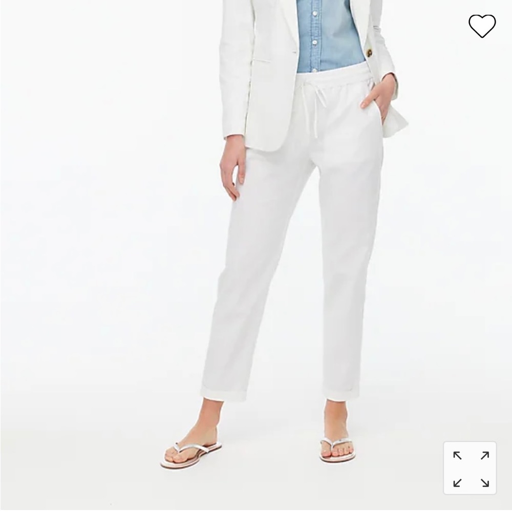 J. Crew Drawstring Cotton Pant